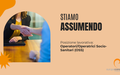 Posizioni aperte: Operatori/Operatrici Socio-Sanitari (OSS)